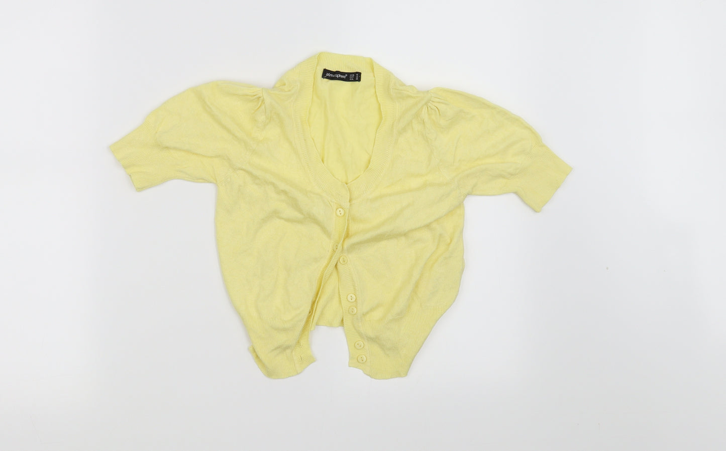 Atmosphere Womens Yellow   Cardigan Jumper Size 10