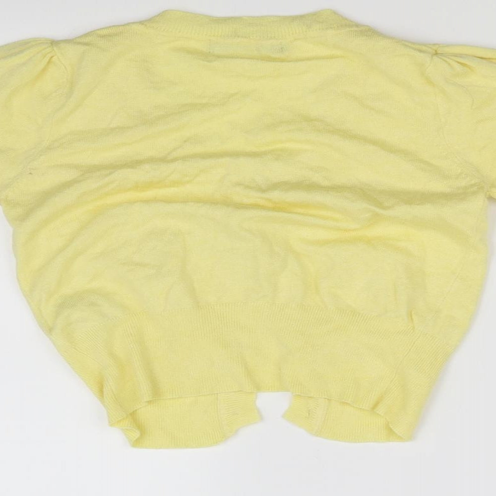 Atmosphere Womens Yellow   Cardigan Jumper Size 10