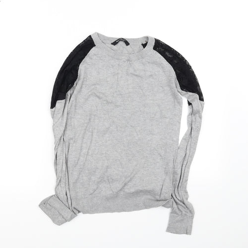 Select Womens Grey   Basic T-Shirt Size 10