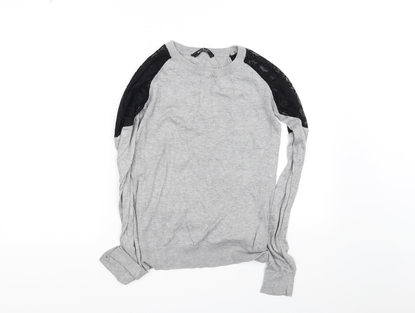 Select Womens Grey   Basic T-Shirt Size 10