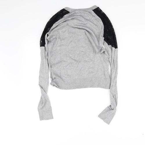 Select Womens Grey   Basic T-Shirt Size 10