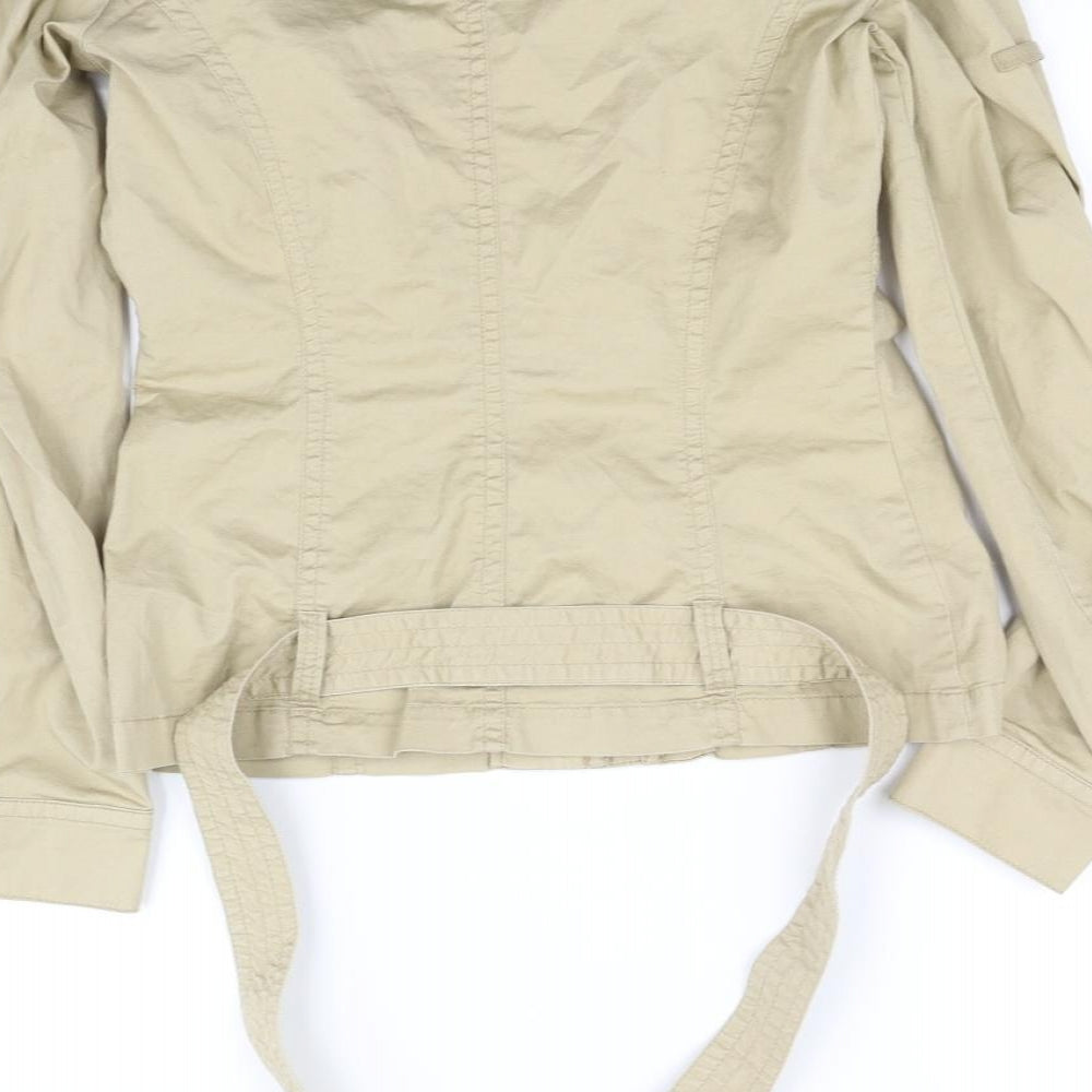 Ming Womens Beige   Bomber Jacket Jacket Size L