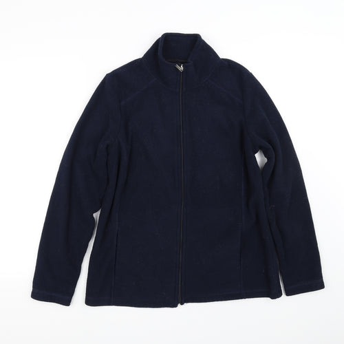 Preworn Womens Blue   Full Zip Jumper Size M