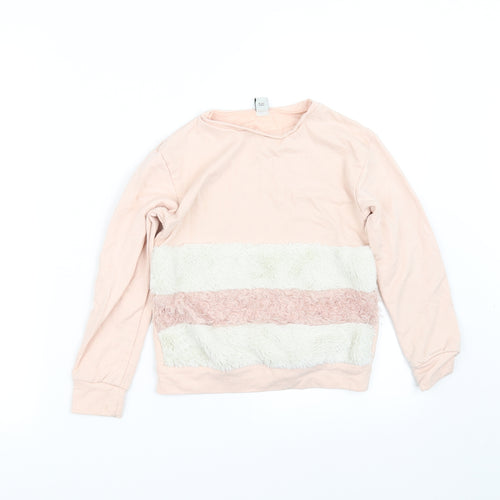 Tu  Girls Beige   Pullover Sweatshirt Size 8 Years