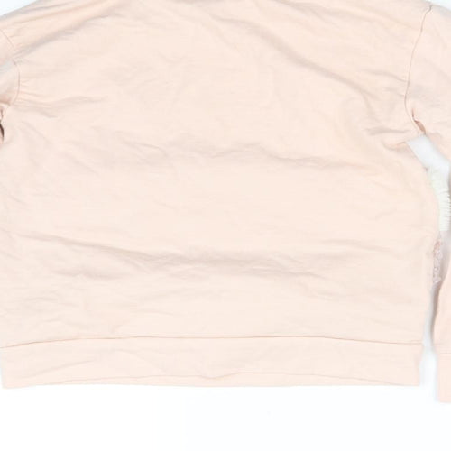 Tu  Girls Beige   Pullover Sweatshirt Size 8 Years