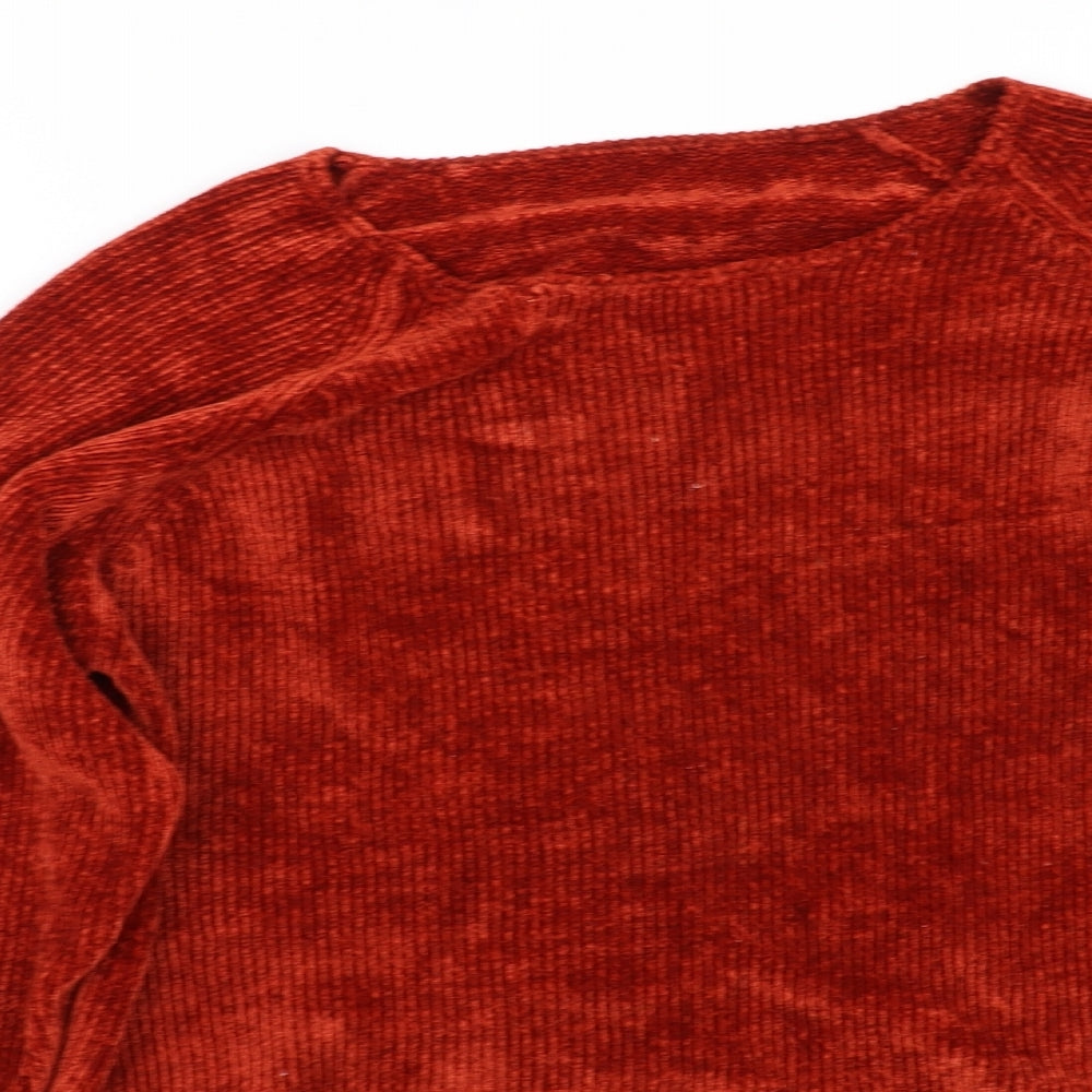 Marks and Spencer Womens Orange   Pullover Jumper Size 10
