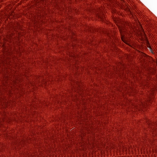 Marks and Spencer Womens Orange   Pullover Jumper Size 10