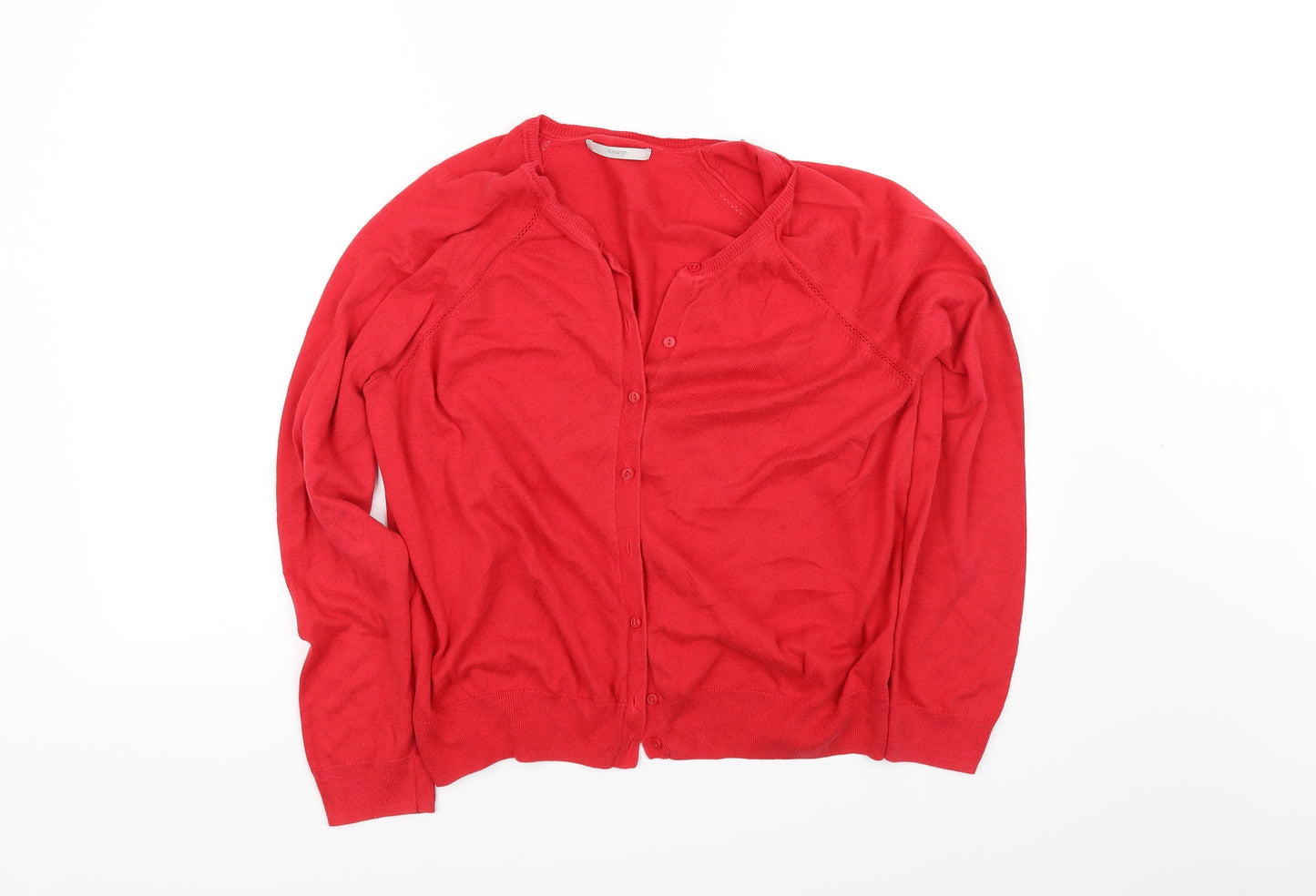 George Womens Red   Cardigan Jumper Size 18