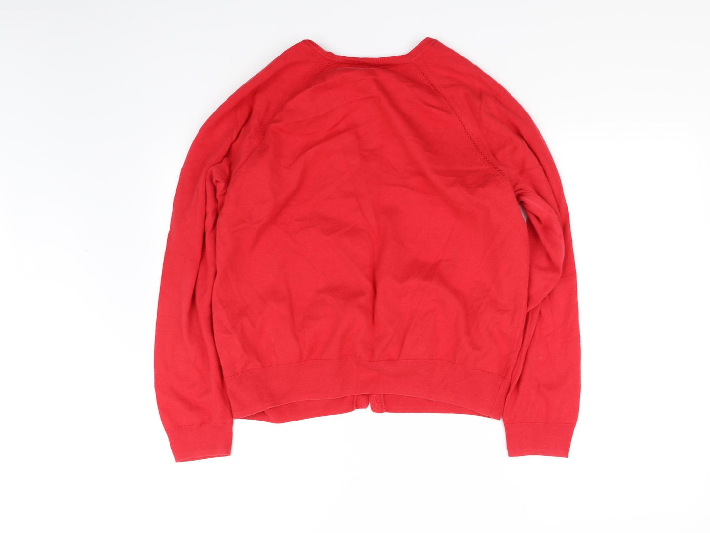 George Womens Red   Cardigan Jumper Size 18