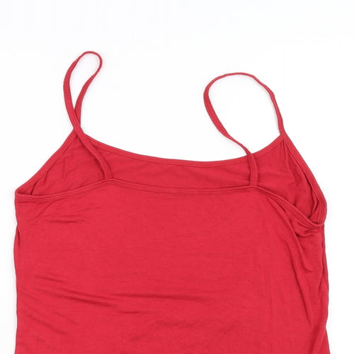 Preworn Womens Red   Basic T-Shirt Size S