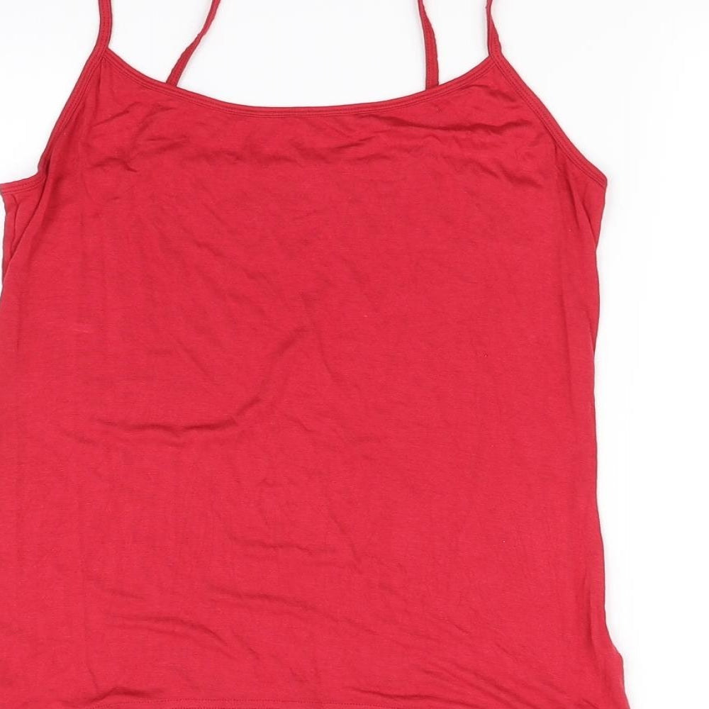 Preworn Womens Red   Basic T-Shirt Size S
