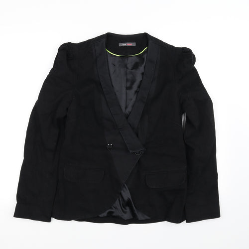 Love Label Womens Black   Jacket Blazer Size 12