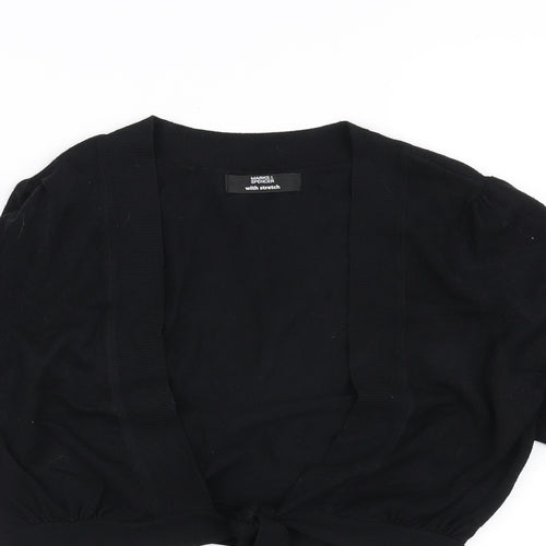 Marks and Spencer Womens Black   Basic Blouse Size 8