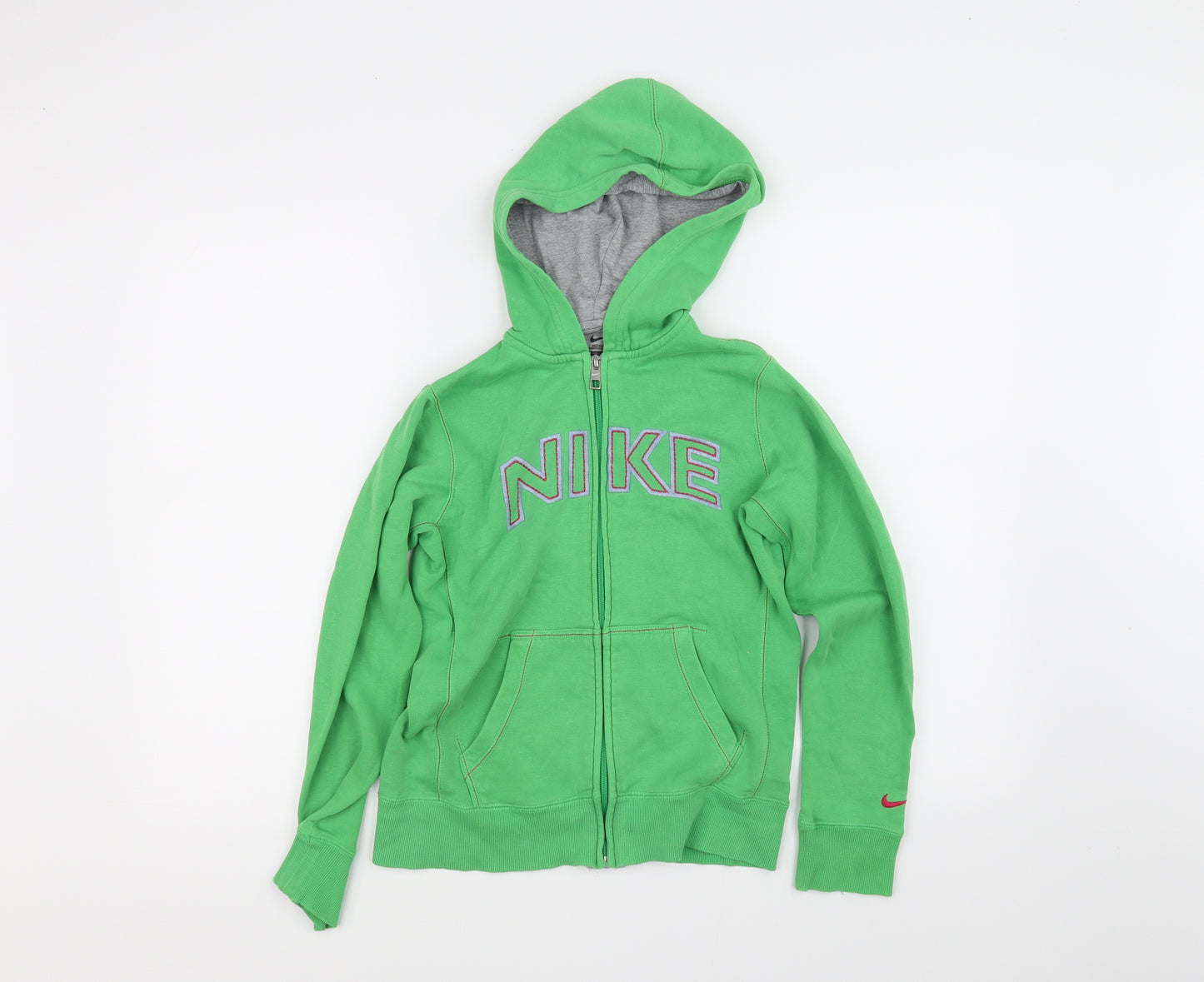 Nike Boys Green   Full Zip Hoodie Size M