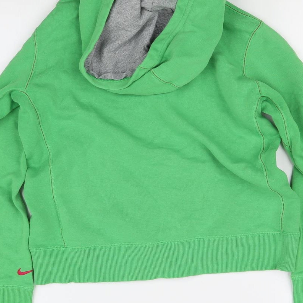 Nike Boys Green   Full Zip Hoodie Size M