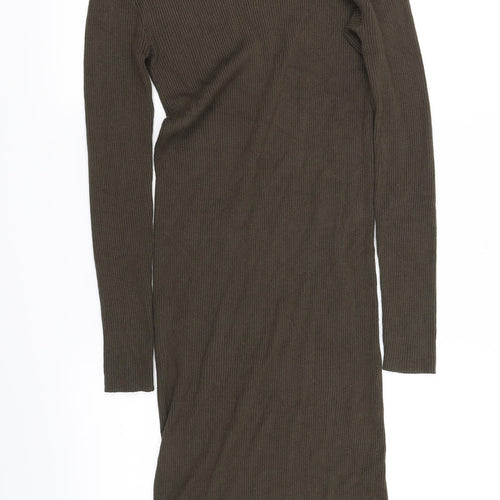Twist Womens Green   Pencil Dress  Size 8