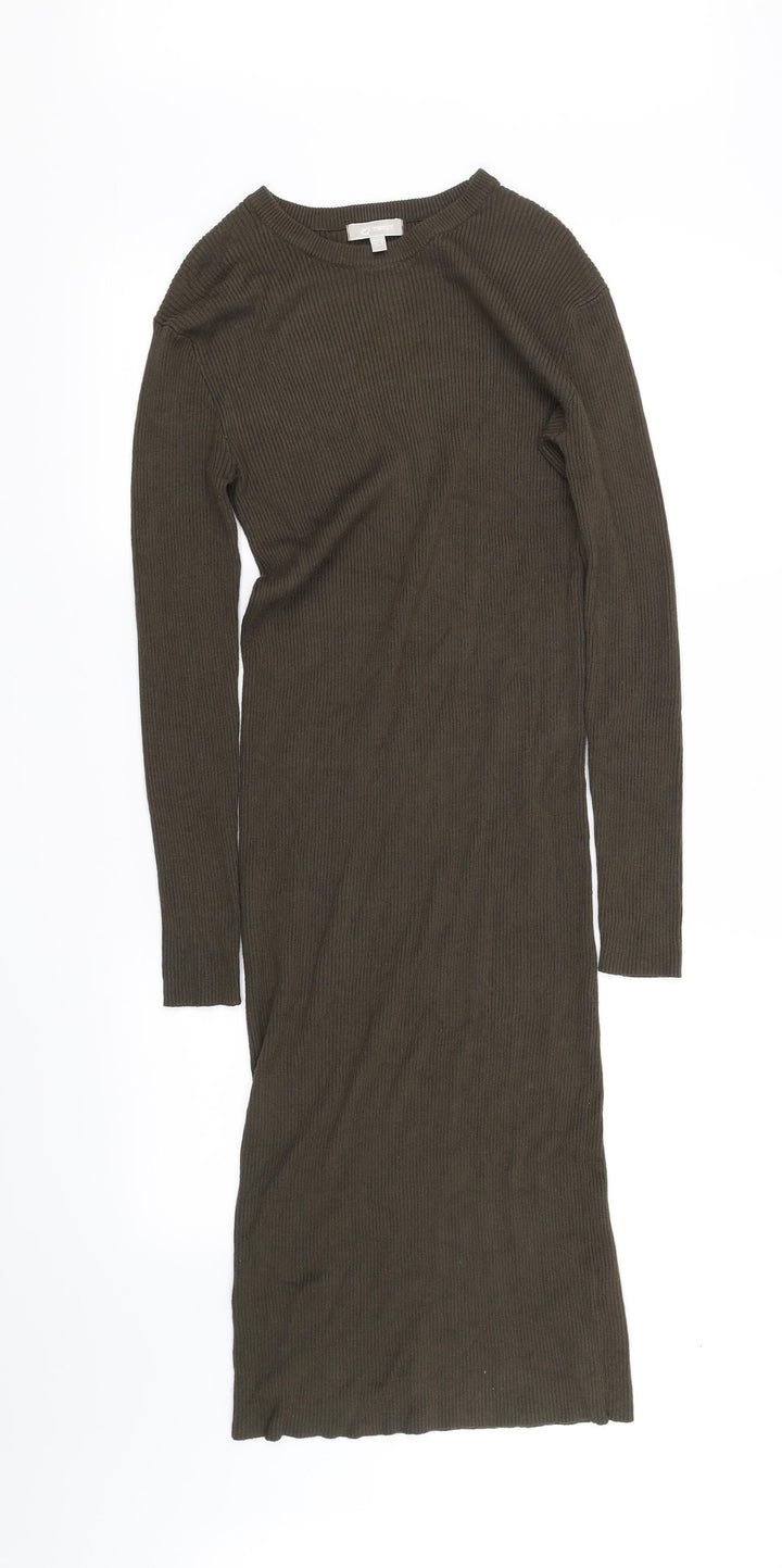 Twist Womens Green Pencil Dress Size 8