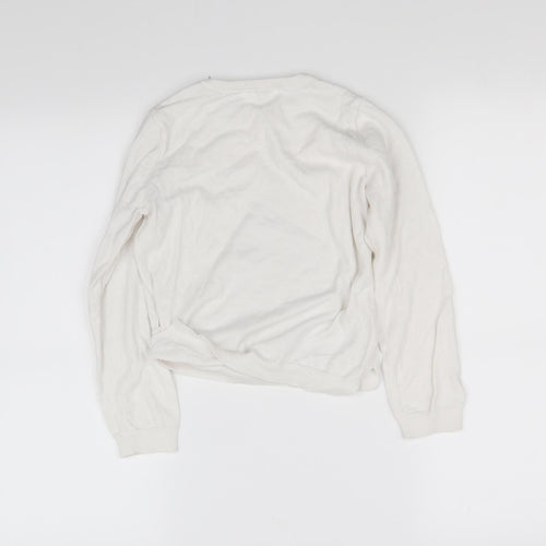 H&M Girls White   Basic T-Shirt
