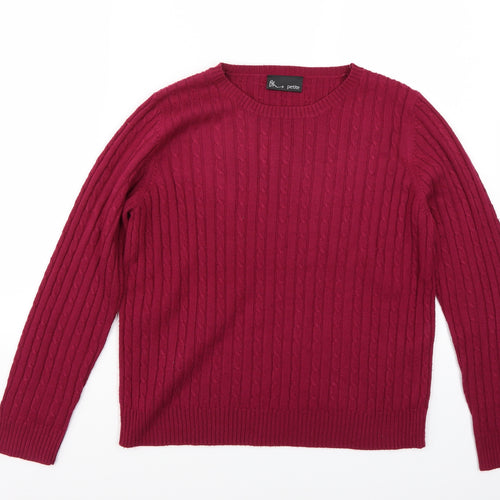 BHS Womens Purple   Pullover Jumper Size 12