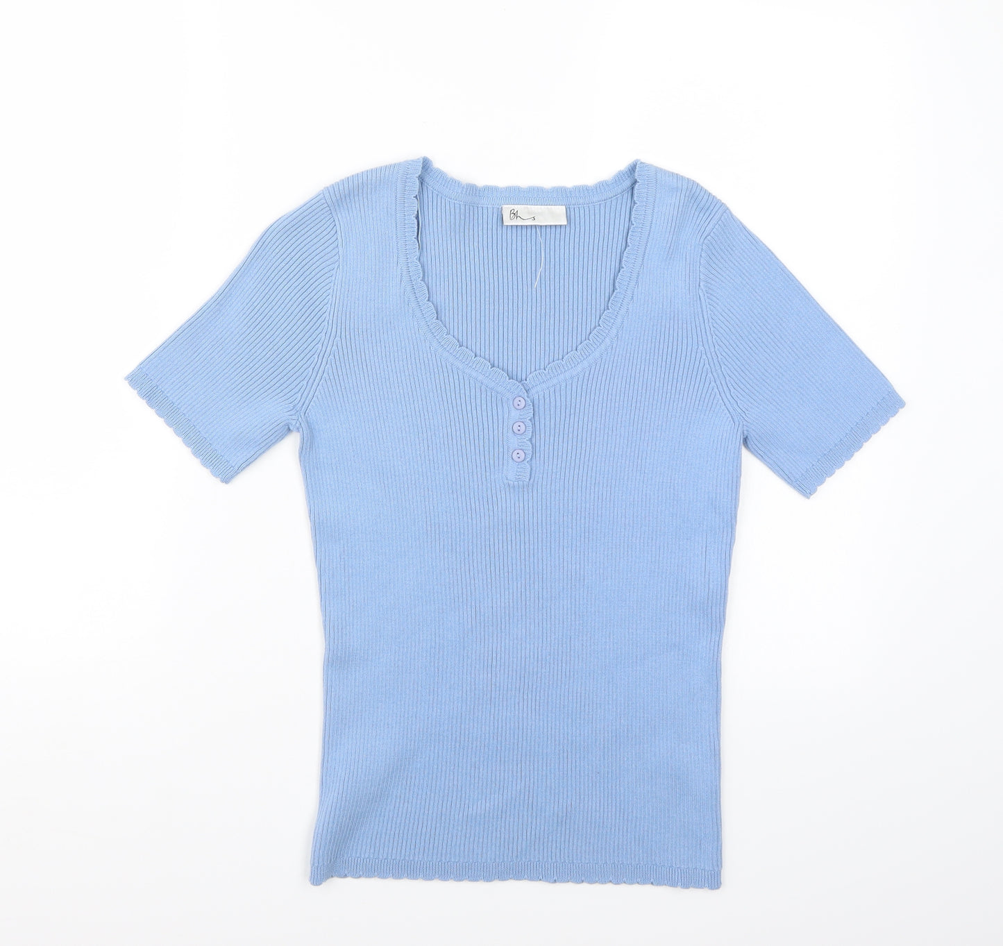 BHS Womens Blue   Basic T-Shirt Size 12