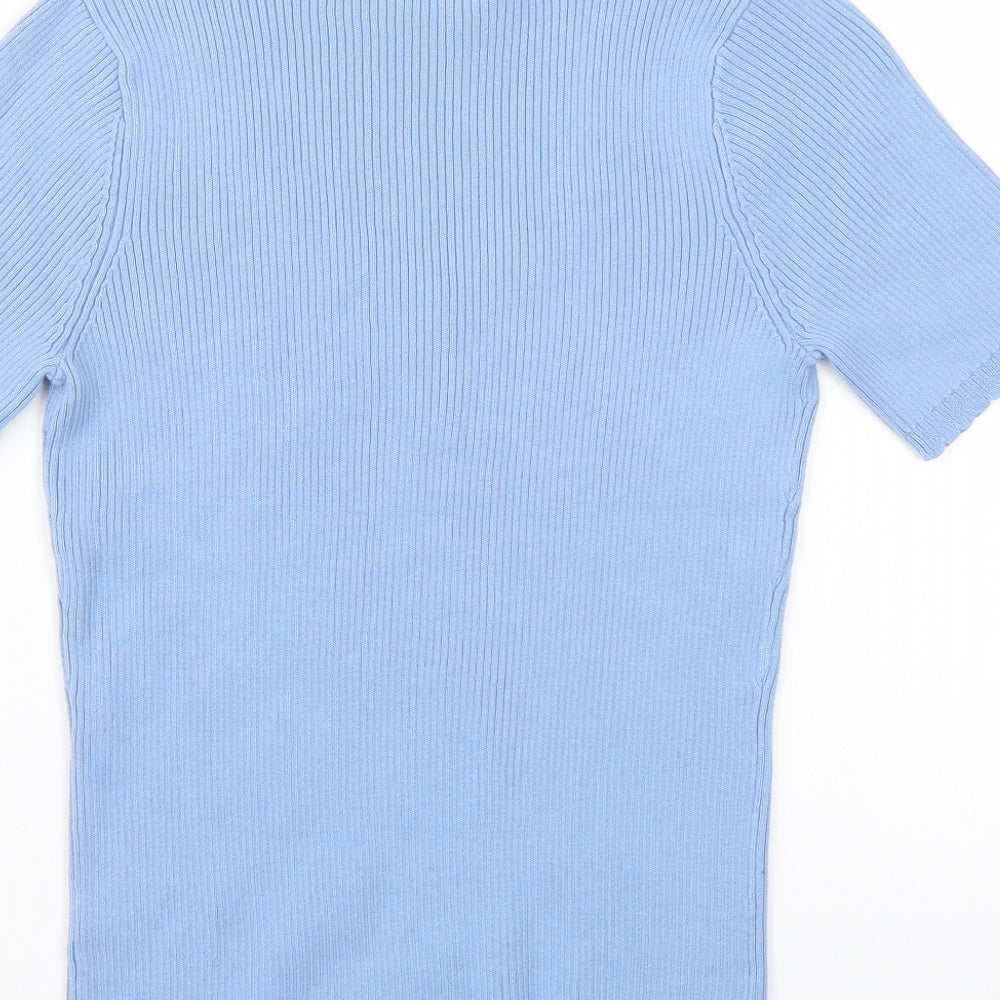 BHS Womens Blue   Basic T-Shirt Size 12