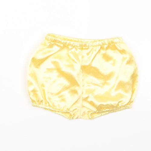 Preworn Boys Yellow   Cropped Trousers Size 12-18 Months
