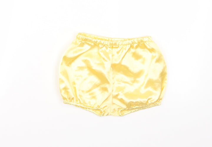 Preworn Boys Yellow   Cropped Trousers Size 12-18 Months