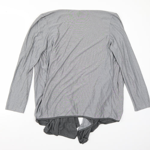 Marks and Spencer Womens Grey   Cardigan Jumper Size 16