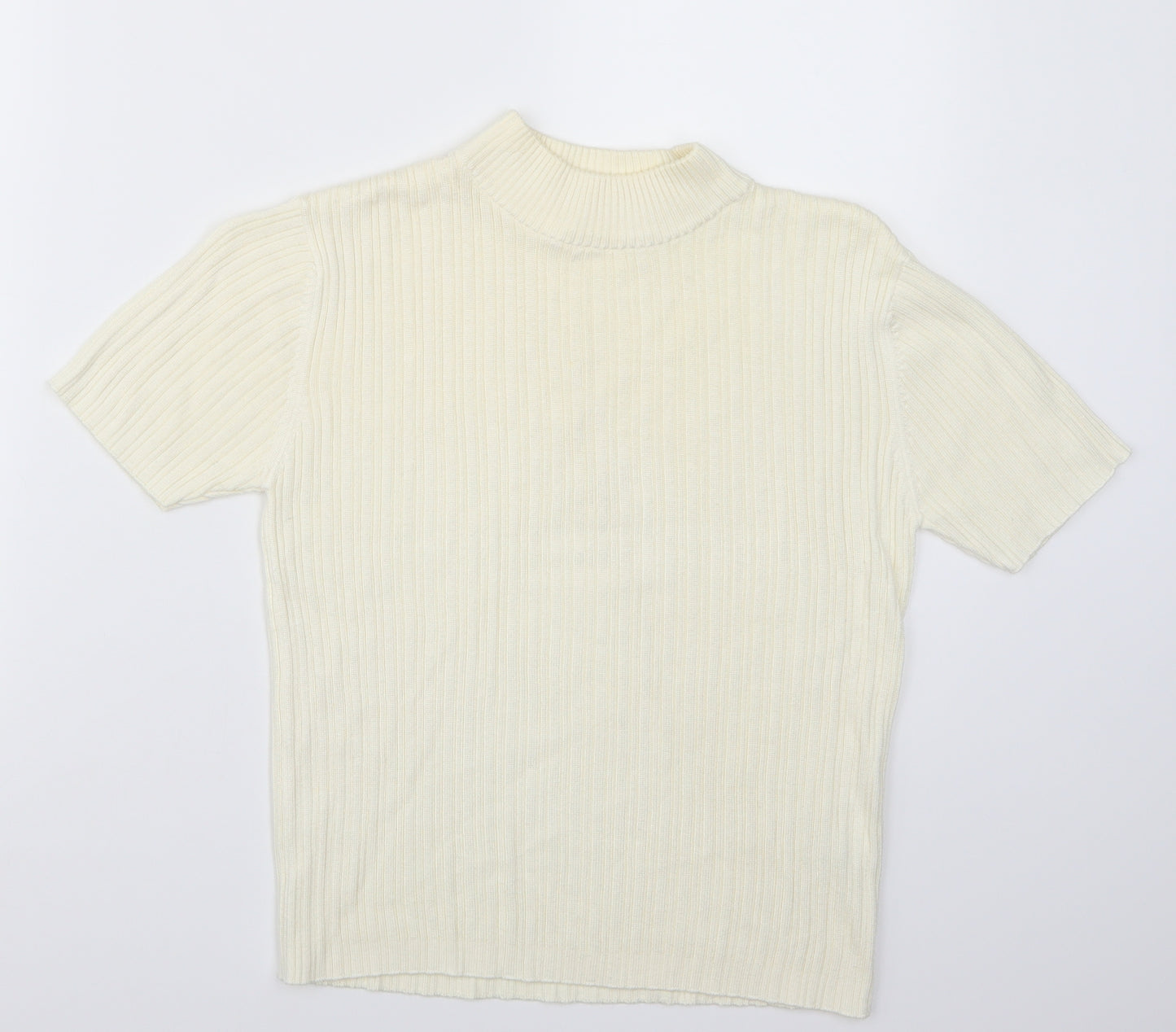 Richards Womens White   Basic T-Shirt Size M