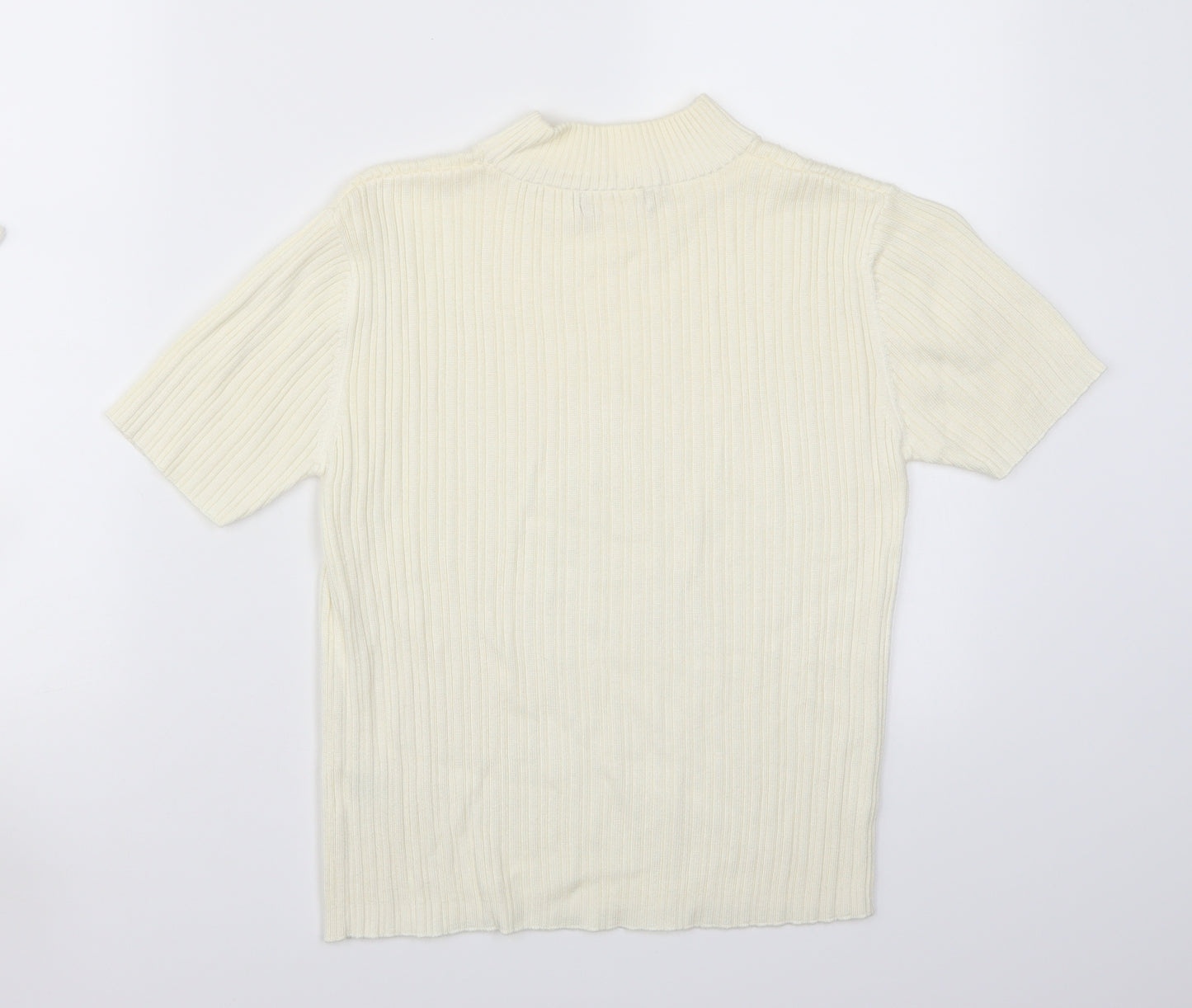 Richards Womens White   Basic T-Shirt Size M