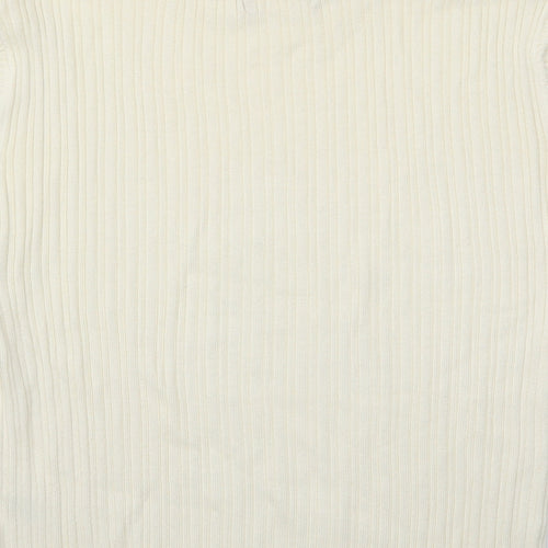 Richards Womens White   Basic T-Shirt Size M