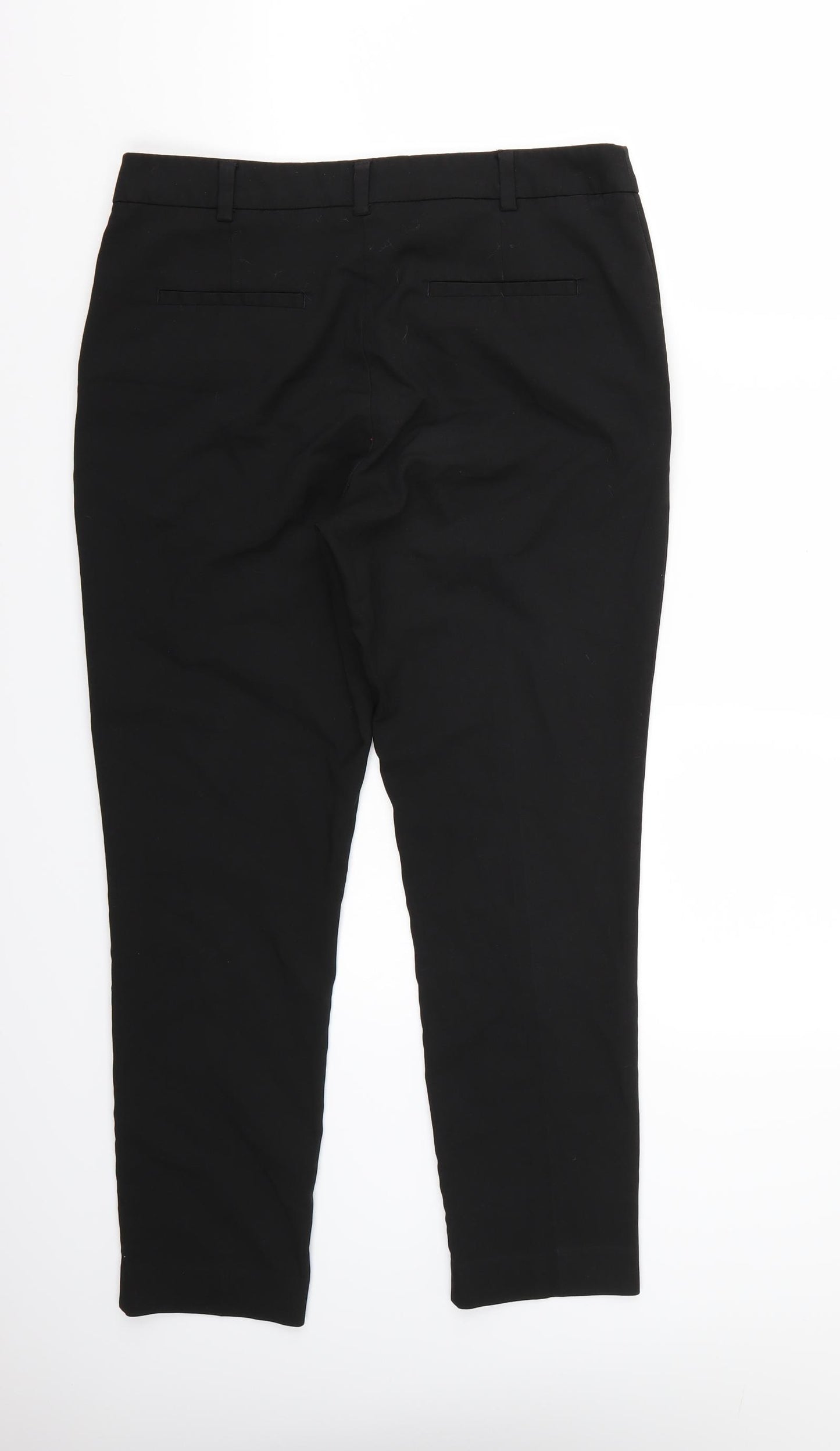 NEXT Womens Black   Trousers  Size 10 L25 in