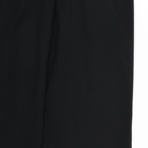 BHS Womens Black   Cropped Trousers Size 16 L24 in