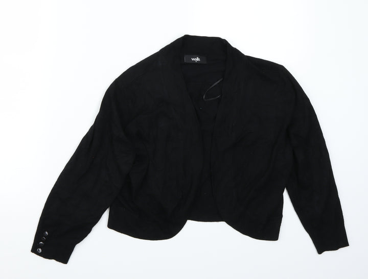 Wallis Womens Black Cardigan Jumper Size M
