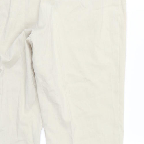 Marks and Spencer Womens Beige   Trousers  Size 18 L26 in