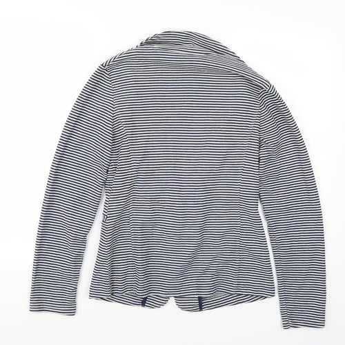 Newlook Womens White Striped  Jacket Blazer Size 10