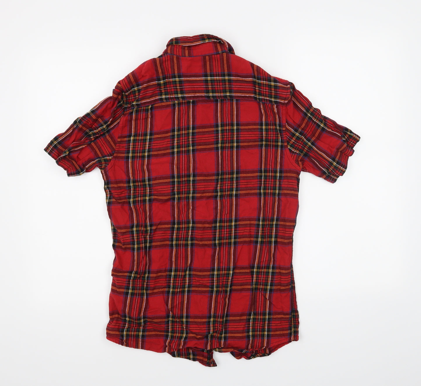 Cedar Wood State Mens Red Check   Button-Up Size S