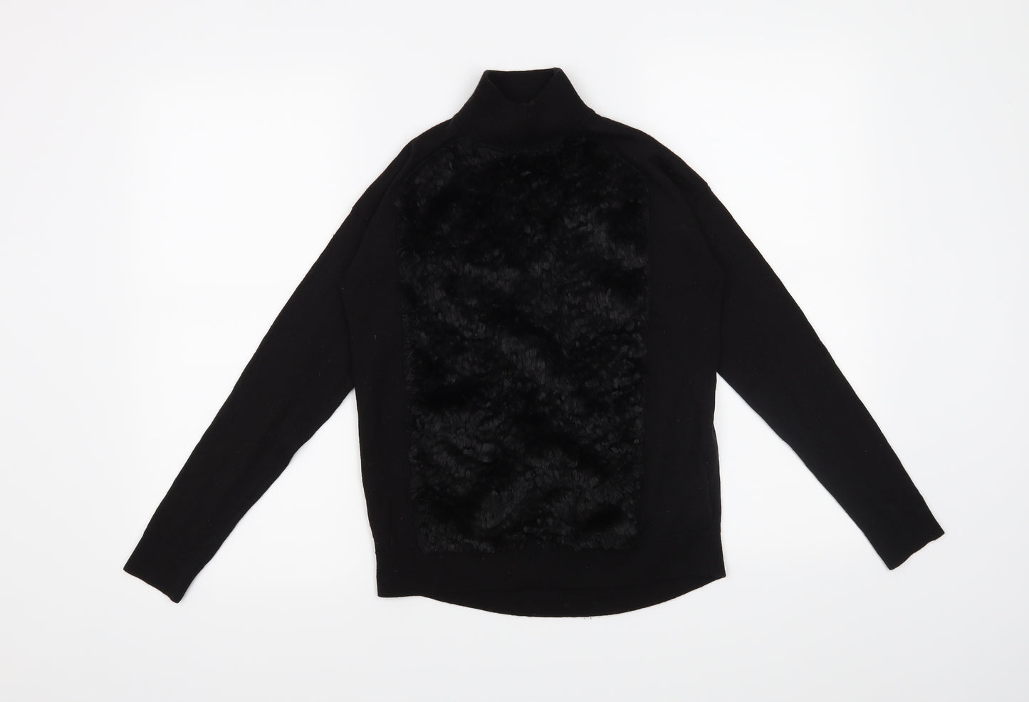 H&M Womens Black   Pullover Jumper Size 4