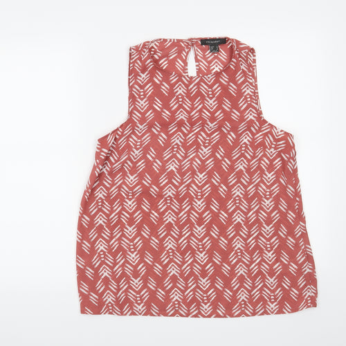 Primark Womens Pink Geometric  Basic Blouse Size 12