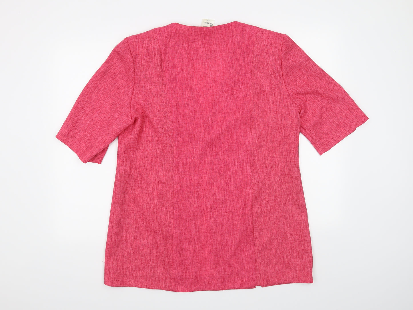 Frankenwalder Womens Pink   Jacket Blazer Size 12