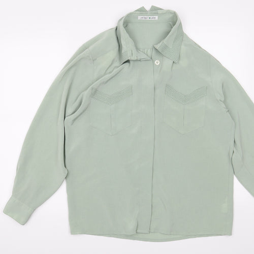 Jacques Vert Womens Green   Basic Blouse Size 12