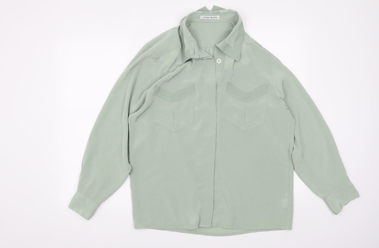 Jacques Vert Womens Green   Basic Blouse Size 12