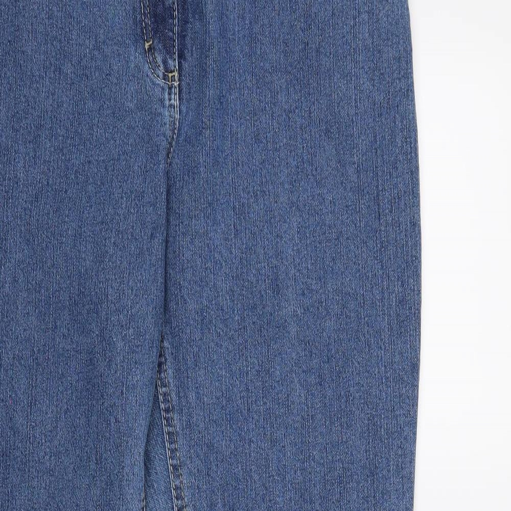 Marks and Spencer Womens Blue   Bootcut Jeans Size 16 L31 in