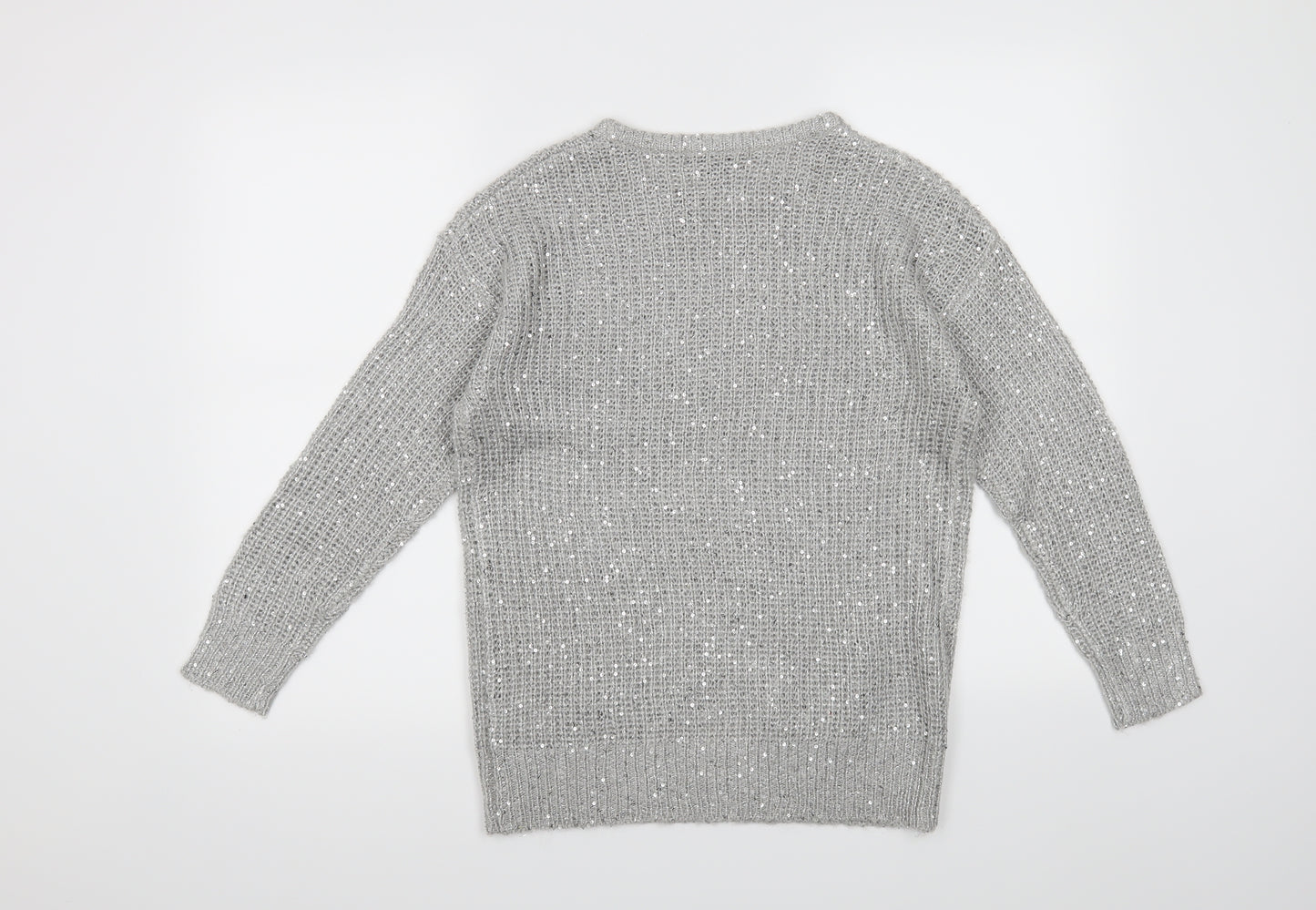 Atmosphere Womens Silver   Pullover Jumper Size 8