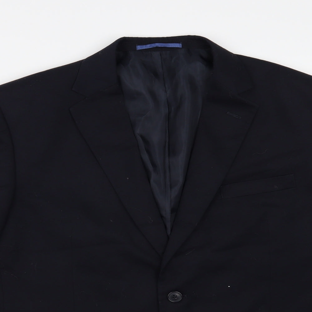 Marks and Spencer Mens Blue   Jacket Suit Jacket Size 42