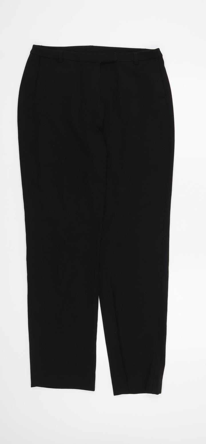 TU Womens Black Trousers Size 10 L30 in
