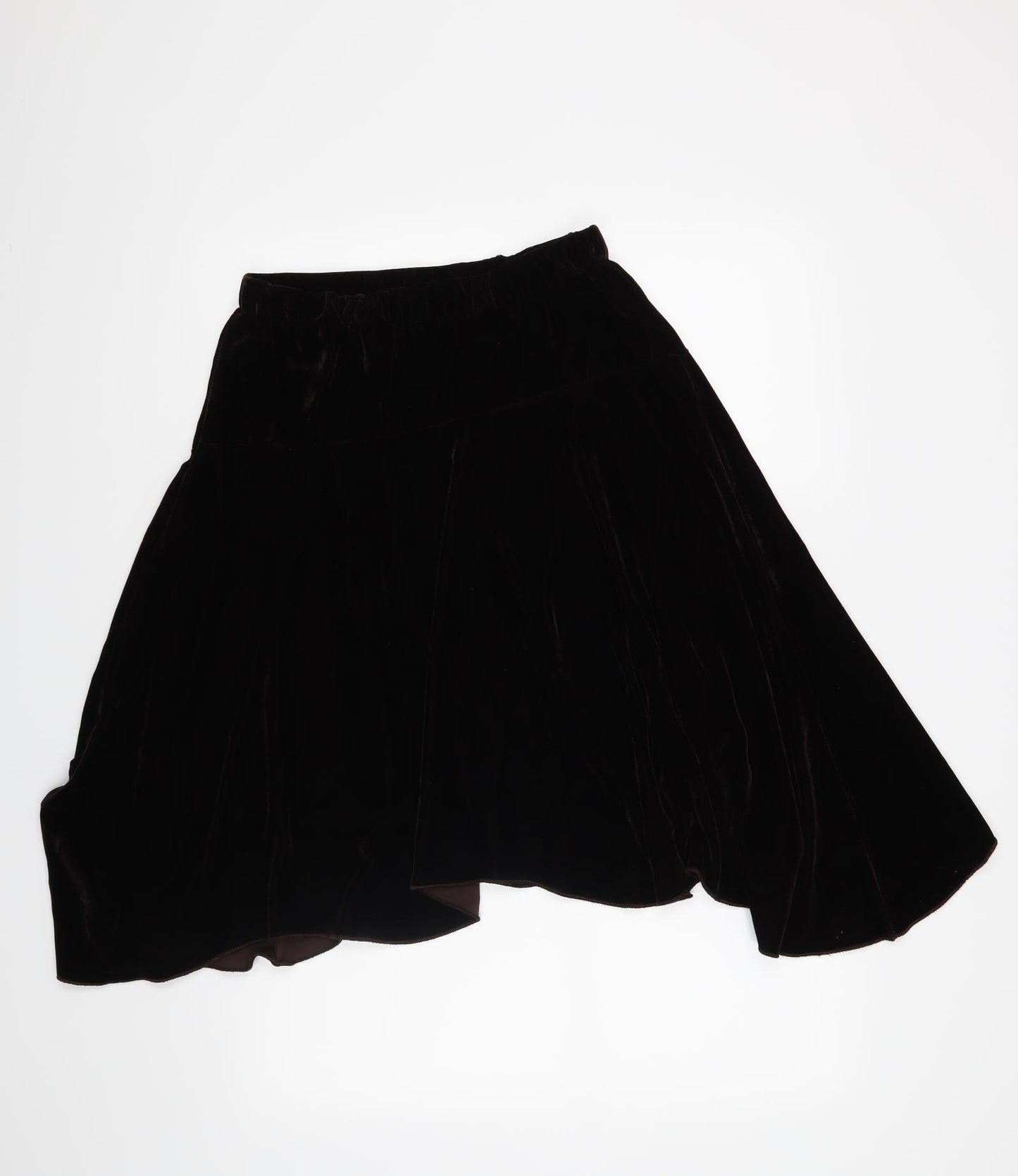 CKM Womens Brown   A-Line Skirt Size S