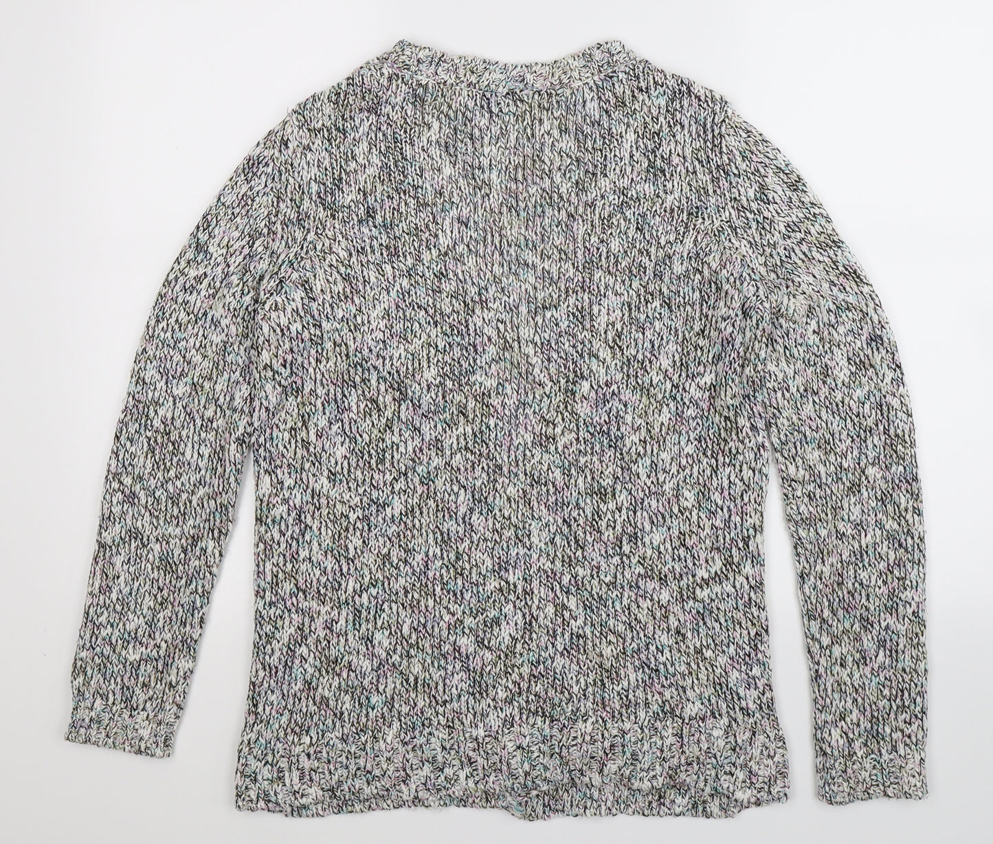 TU Womens Grey  Knit Cardigan Jumper Size 12