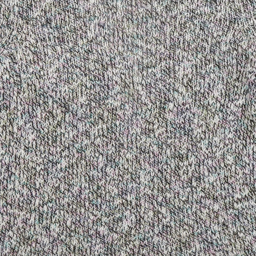 TU Womens Grey  Knit Cardigan Jumper Size 12