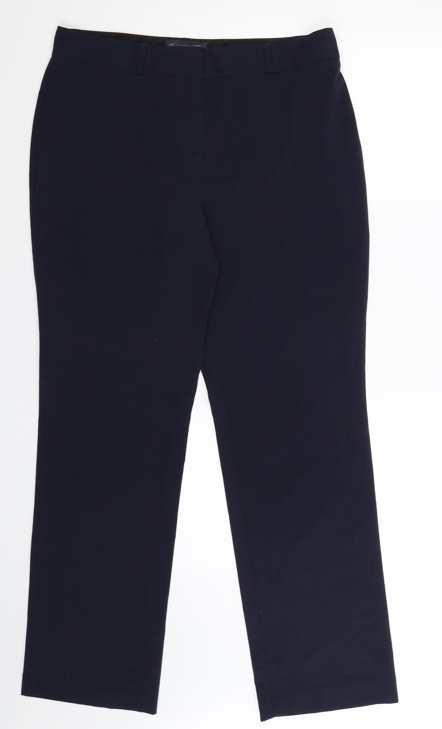 Marks and Spencer Womens Blue   Trousers  Size 14 L31 in